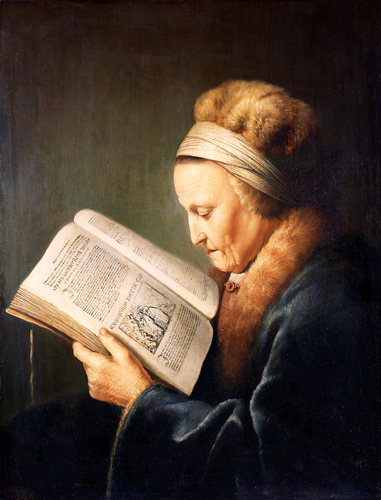 Bible-reading woman (G.Dou)